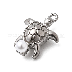 Подвески из нержавеющей стали 304 и АБС-пластика с жемчугом STAS-G369-04P-01