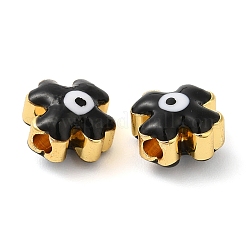 Золотой тон латунь эмаль бисер KK-E048-01G-04