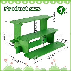 3-stufiger Würfel-Organizer aus Holz&nbsp;ODIS-WH0086-147