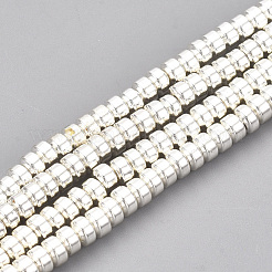 Electroplate non magnetici ematite sintetico fili di perline&nbsp;G-T114-32