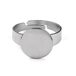 Не тускнеющие регулируемые кольца для пальцев из нержавеющей стали 304 STAS-F149-21P-D