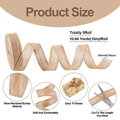 10м плетеная лента из мешковины OCOR-TAC0015-13C