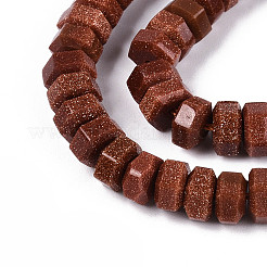 Синтетические голдстоуновские бисер пряди&nbsp;G-N357-14A-02