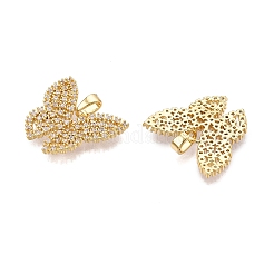 Латунные микро проложить кубического циркония подвески&nbsp;KK-T070-33G