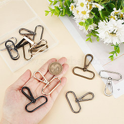10 шт. двухцветные поворотные застежки из цинкового сплава FIND-HY0003-09