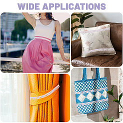 Хлопковые плетеные кружевные ленты OCOR-FG0002-70B