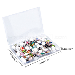Cabochons di vetro&nbsp;GGLA-PH0006-06A