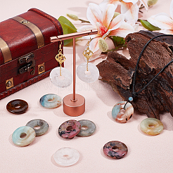 12шт подвески из натуральных драгоценных камней G-NB0006-13