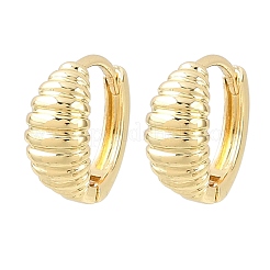 Латунные серьги обруча&nbsp;EJEW-D348-14G