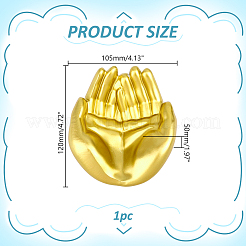 Bandejas de resina para joyería hechas a mano para baratijas&nbsp;ODIS-WH0043-331A