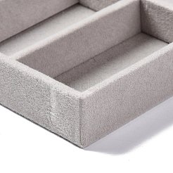 Прямоугольные бархатные подносы с 3 сеткой&nbsp;LS-ODIS-O005-01A