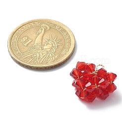 Подвески из искусственного австрийского стекла из бисера&nbsp;PALLOY-TA00047