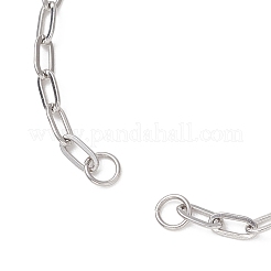 Изготовление браслета из звеньев цепи из нержавеющей стали 304&nbsp;AJEW-JB01497-01