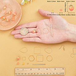 Kits de fabrication de boucles d'oreilles en forme de fleurs à faire soi-même&nbsp;DIY-SC0001-82G