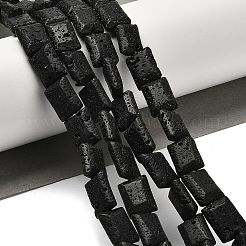 Бусы из натуральной лавы G-G175-J15-01