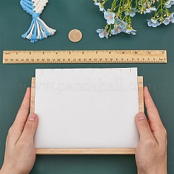 Plateaux d'affichage en bois pour organisateur de colliers à dos incliné&nbsp;NDIS-WH0017-02A