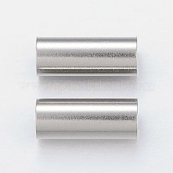 Anlaufgeschützte 304 Edelstahl-Röhrenperlen&nbsp;STAS-P128-11