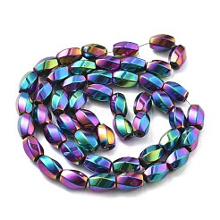 Fili di perline di ematite sintetica non magnetica elettrolitica&nbsp;G-P545-G02-02