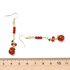 Ohrringe aus natürlichem Karneol für Damen&nbsp;EJEW-JE07132