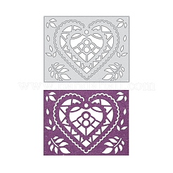 Трафареты для резки штампов из углеродистой стали сердца DIY-WH0170-061
