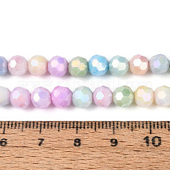 Антикоррозийные гальванические стеклянные бусины&nbsp;EGLA-T021-6mm-15-12