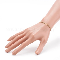 Браслеты из нержавеющей стали 304 с панцирным плетением&nbsp;BJEW-JB06054-01