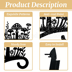 Soporte para colgar plantas de hierro&nbsp;HJEW-WH0095-006