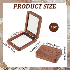 Teche magnetiche per badge in legno&nbsp;CON-WH0095-226B