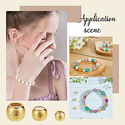 15шт 3 стиля латунные бусины KK-LP0001-05