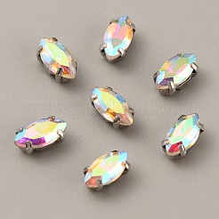 Forme d'oeil de cheval coudre sur strass&nbsp;FIND-WH0128-93A-01