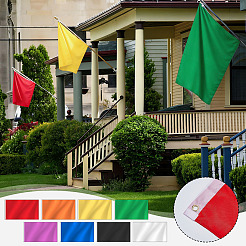 8 bandiera bianca in poliestere a 8 colori&nbsp;AJEW-OC0016-25