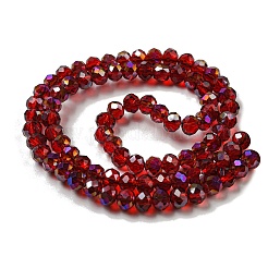 Гальванизируйте прозрачное стекло бисер нитей&nbsp;EGLA-A034-T6mm-G