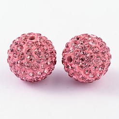 Klasse A Strass pflastern Disco-Kugel-Perlen&nbsp;LS-RB-Q104-6