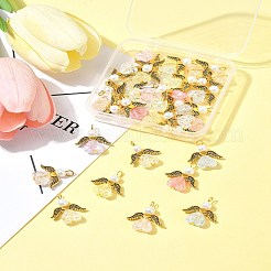 30шт. подвески-сердечки из акрила PALLOY-FS00024