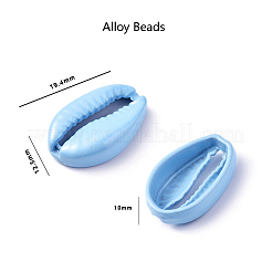 Выпечка расписанные бусины из сплава PALLOY-CJ0004-06