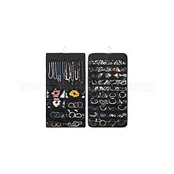 2 шт. 2 стиля прямоугольный складной рулон бижутерии из нетканого материала AJEW-FG0003-97