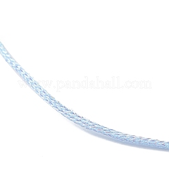 Fabrication de bracelets en cordon tressé en polyester réglable&nbsp;AJEW-JB01110
