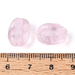 Hebras de cuentas de cristal de murano hechas a mano heladas&nbsp;LAMP-T023-28D