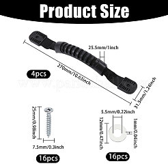 PVC-Einbaumgriffe&nbsp;FIND-WH0367-35A