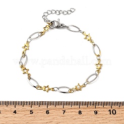 Браслеты из нержавеющей стали 304 BJEW-A044-03B-GP