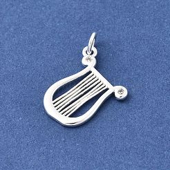 Pendenti in zirconi cubici trasparenti in micro pavè di ottone&nbsp;KK-Z147-18S