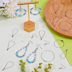 Creolen-Sets aus 304 Edelstahl mit Tropfenringen&nbsp;DIY-SC0025-90