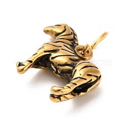 Подвески из нержавеющей стали 304 с эмалью на тему животных&nbsp;LS-STAS-K304-03C-G