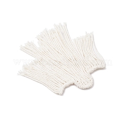 Плетеные хлопковые украшения в виде привидения из макраме HJEW-JM03750