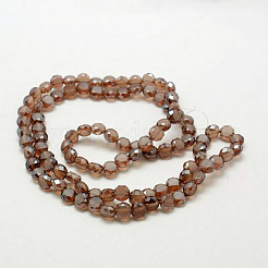 Гальванические стеклянные бусины&nbsp;EGLA-D028-06