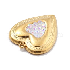 Подвески из нержавеющей стали 304 с эмалью&nbsp;RESI-R155-015G