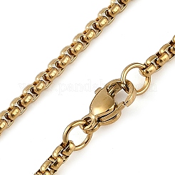 Collier avec pendentif ovale en acier inoxydable 201 avec strass et croix religieuse de la Vierge Marie&nbsp;LS-NJEW-D089-04G