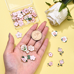 30шт 15 стиля подвески из сплава с эмалью ENAM-YW0005-75