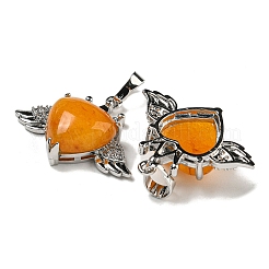 Смешанные натуральные и синтетические драгоценные камни с подвесками из прозрачного кубического циркония&nbsp;G-G133-02P