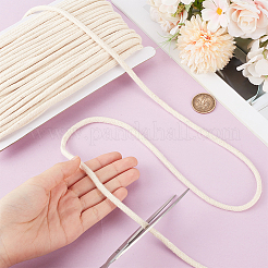 綿編みコード  DIY縫製用  小麦  5x2.5mm  約32.81ヤード（30m）/セット&nbsp;OCOR-GF0006-27A